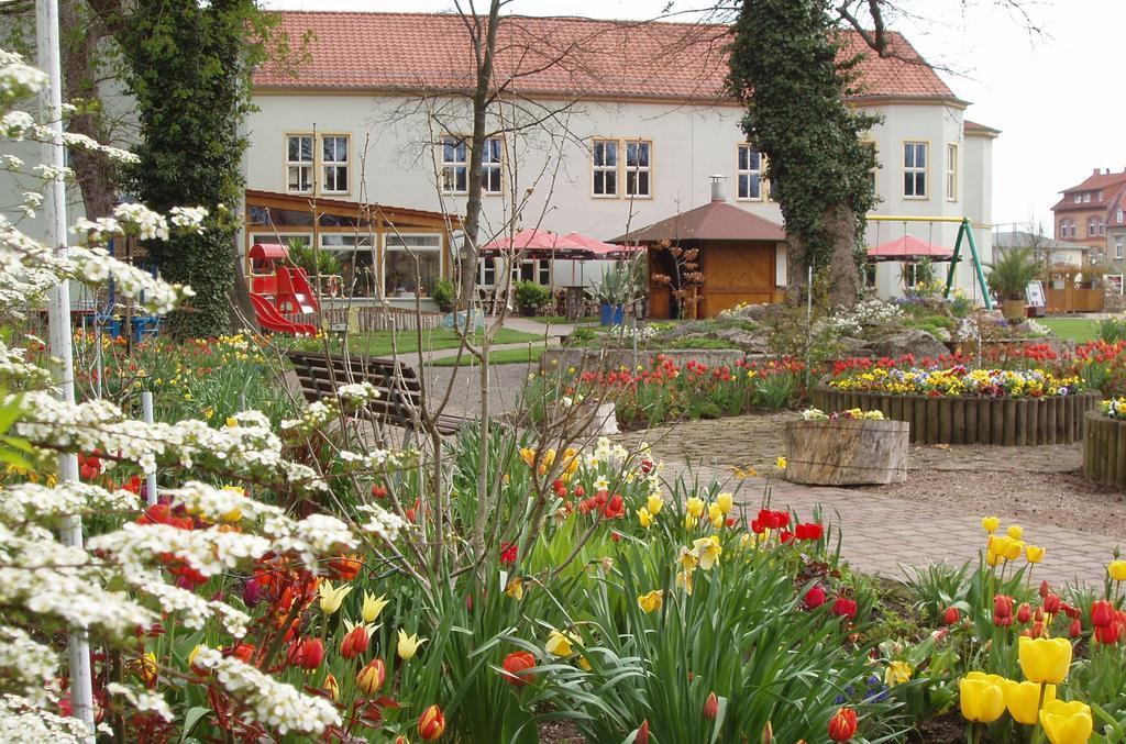 Hotel Weidenmühle Mühlhausen Exterior foto