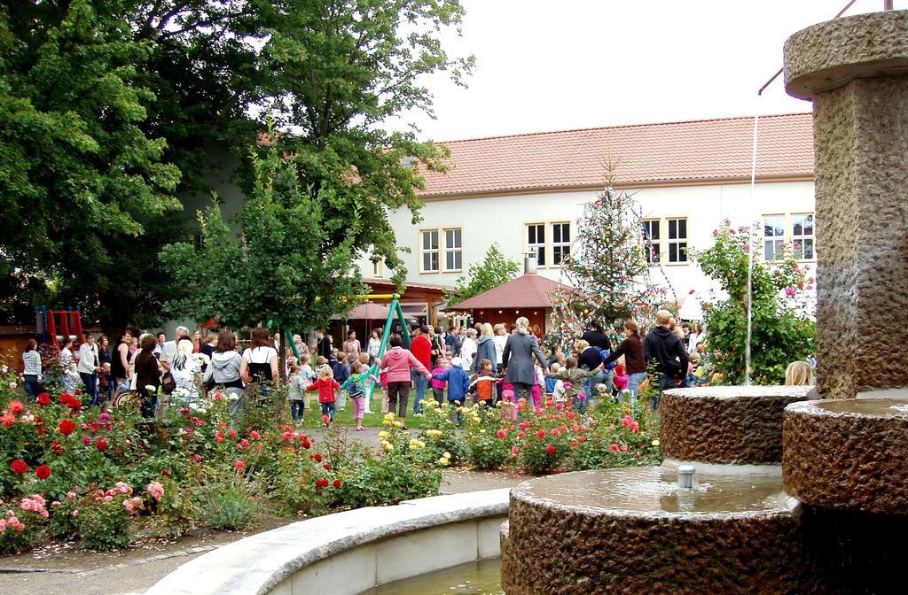 Hotel Weidenmühle Mühlhausen Exterior foto