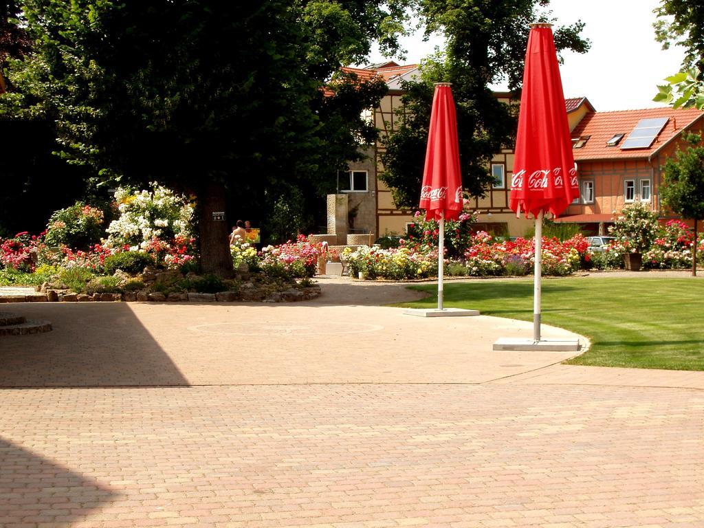 Hotel Weidenmühle Mühlhausen Exterior foto